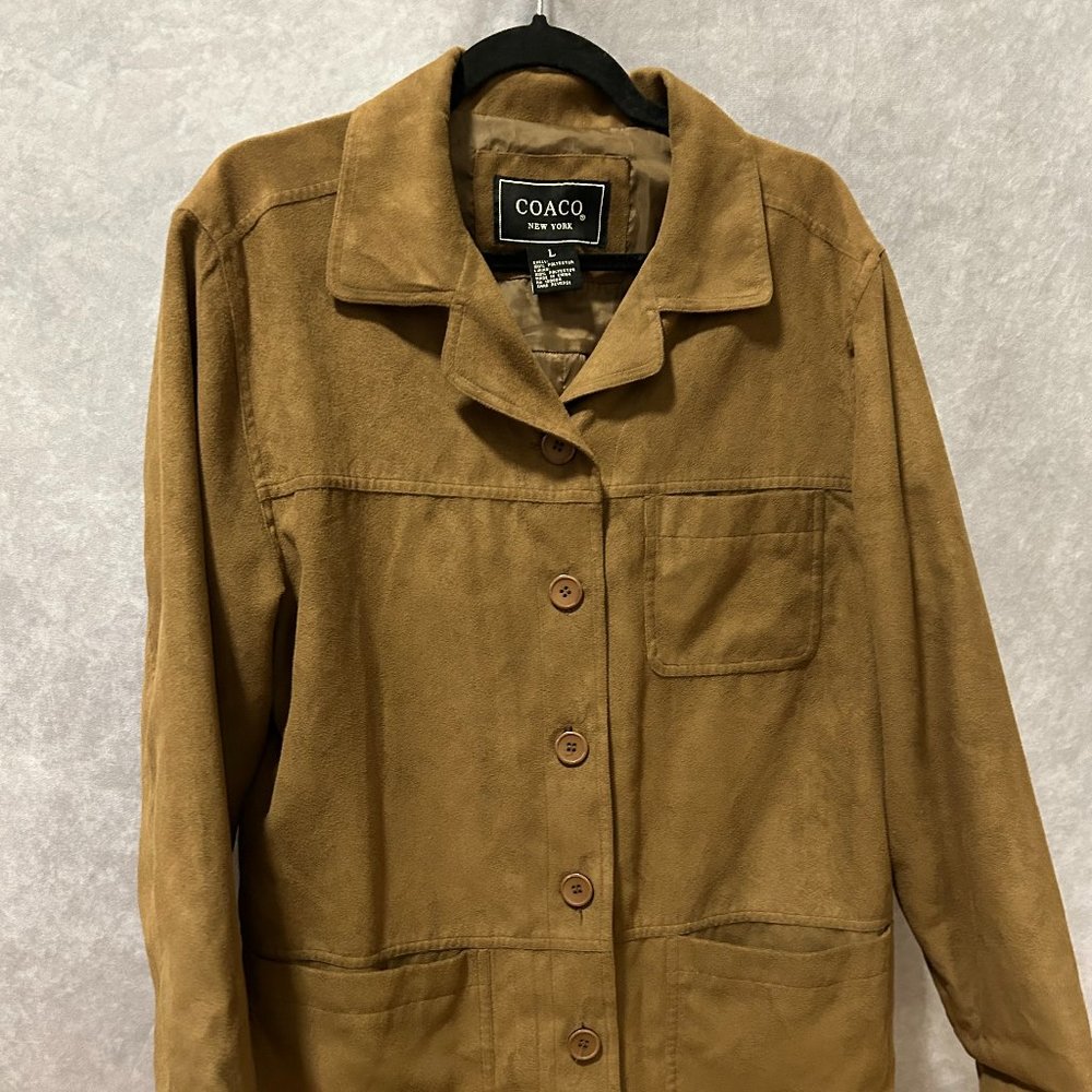 Vintage Brown Suede Jacket